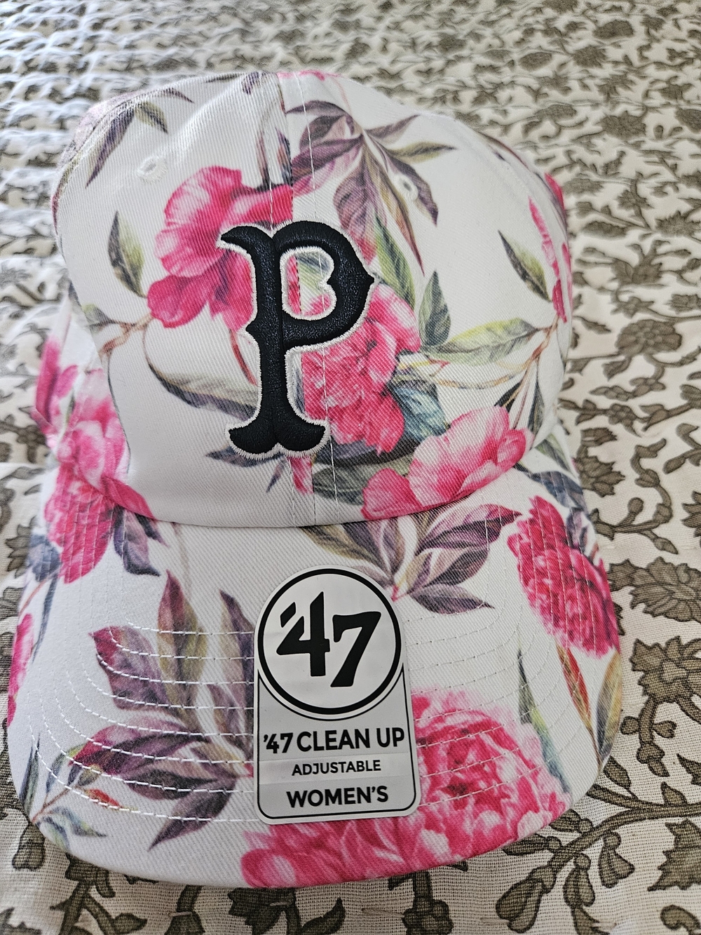 47 Women's Floral Baseball Hat - Pawtucket Red Sox